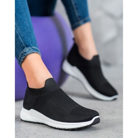 SHELOVET Chaussons de sport noir 1