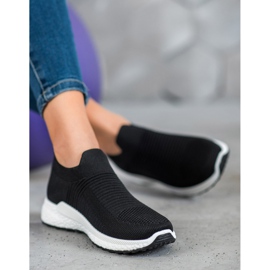 SHELOVET Chaussons de sport noir 2