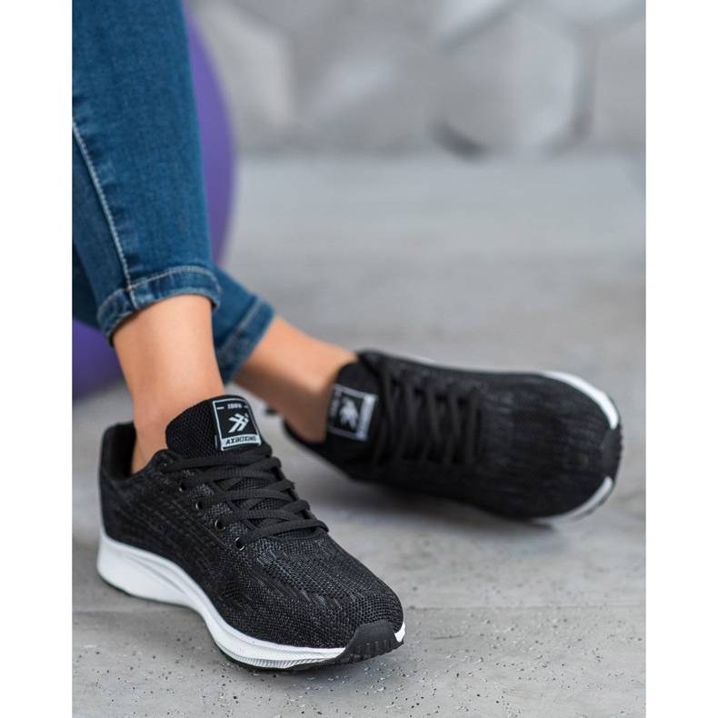 Ax Boxing Chaussures de sport ajourées confortables noir 2