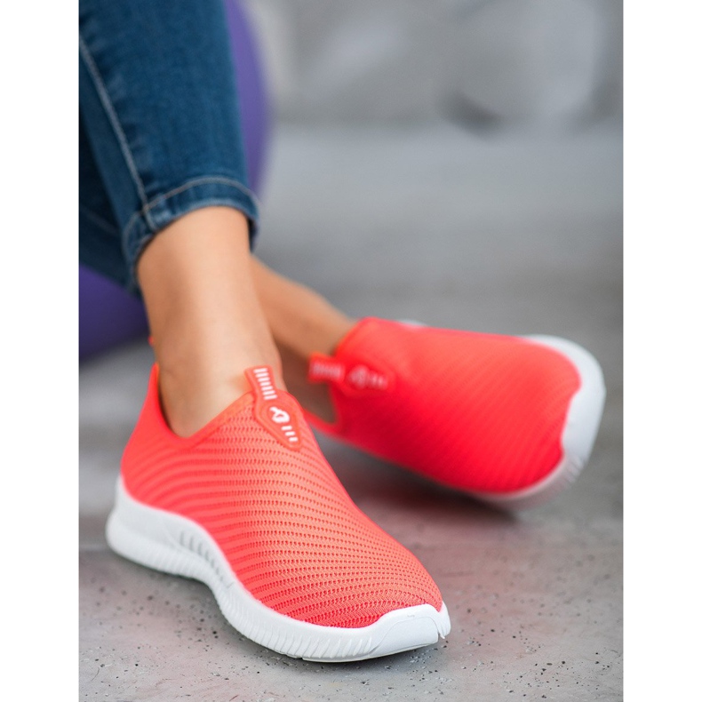 SHELOVET Chaussures de sport à enfiler rose 2