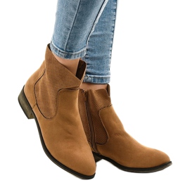 Santiags camel 22M brun 1