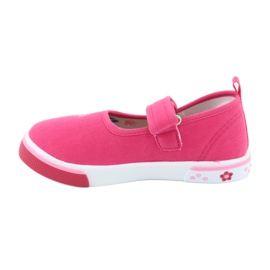 Ballerines papillon Atletico avec semelle intérieure en cuir rose 2