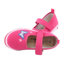Ballerines papillon Atletico avec semelle intérieure en cuir rose 6