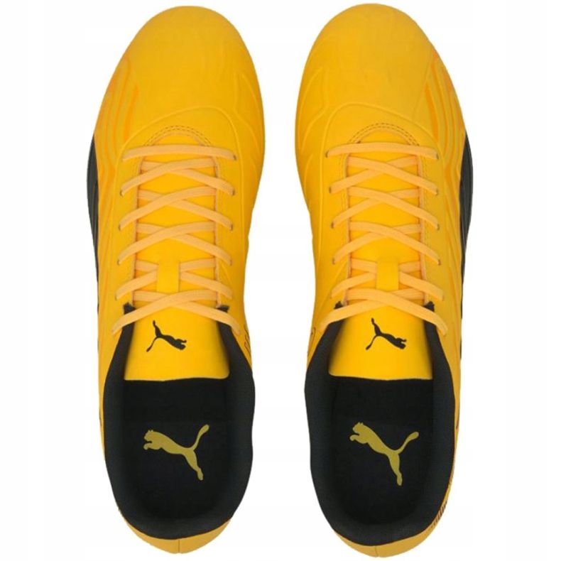 Chaussures de football Puma One 20.4 Fg Ag 105831 01 jaune 1 Chaussures de football Puma One 20.4 Fg Ag 105831 01 jaune 1