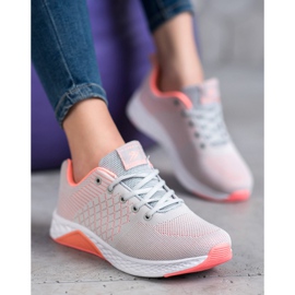 Ax Boxing Chaussures de sport textiles rose 2