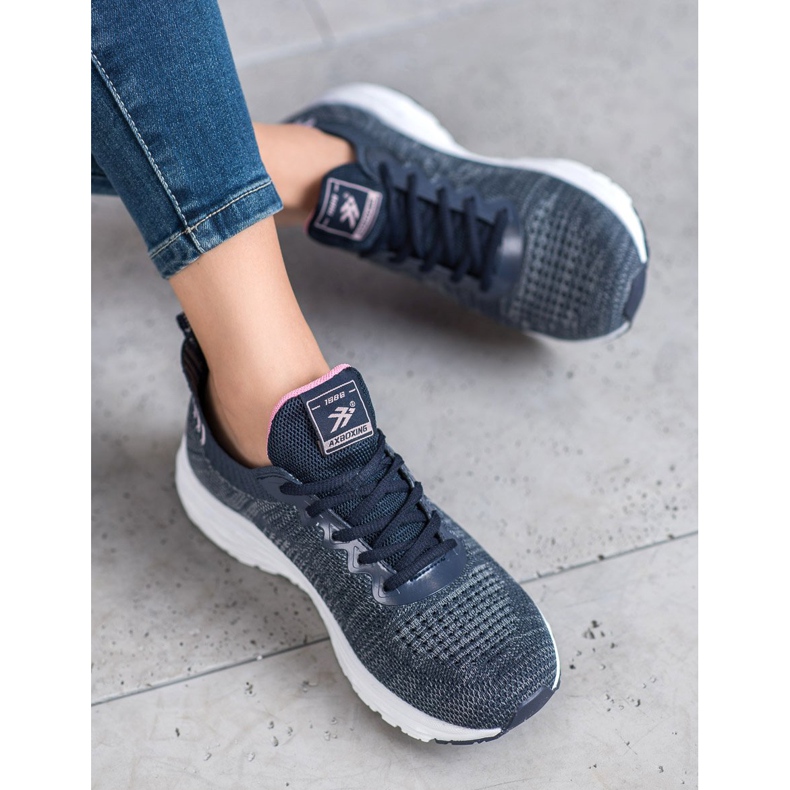 Ax Boxing Chaussures textiles légères bleu 1