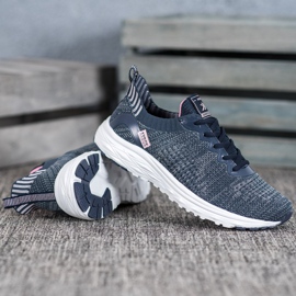 Ax Boxing Chaussures textiles légères bleu 2
