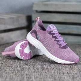 Ax Boxing Chaussures textiles légères violet 4
