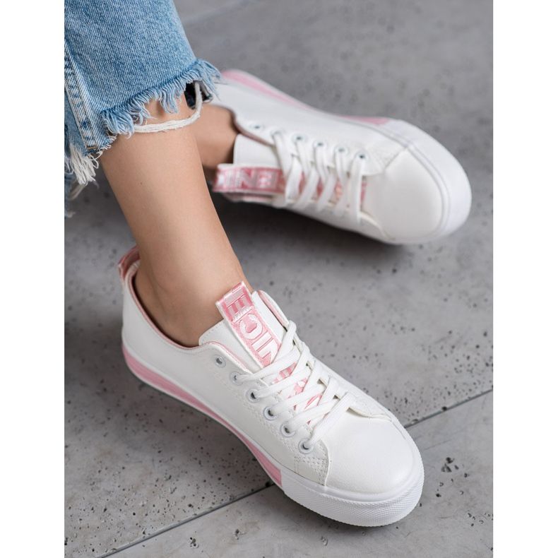 Bestelle Belles baskets de sport blanc 1
