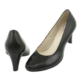 Escarpins business Gregors 465 en cuir noir le noir 4