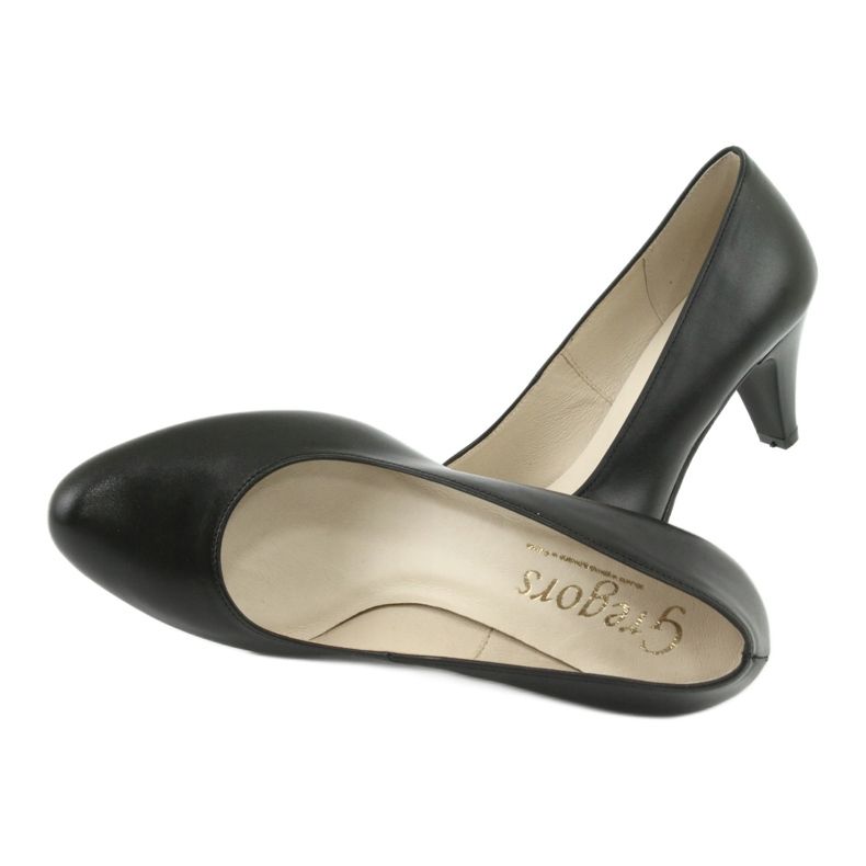 Escarpins business Gregors 465 en cuir noir 5