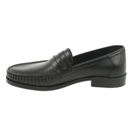 Pilbut Morello Men's Black Loafers Black 01 noir 2