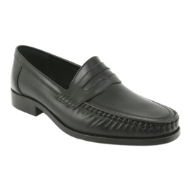 Pilbut Morello Men's Black Loafers Black 01 le noir 1