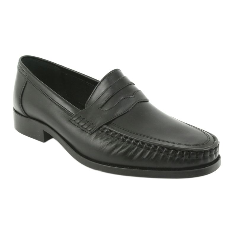 Pilbut Morello Men's Black Loafers Black 01 noir 1