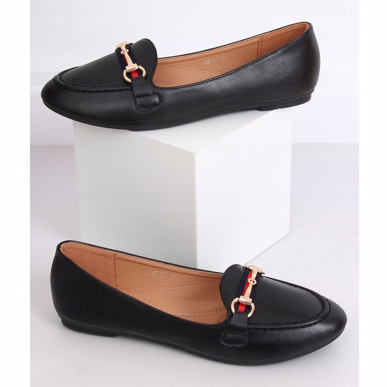 Mocassins noirs 9F177 Noir le noir 2