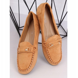 Mocassins femme camel 22-7 Camel brun 2