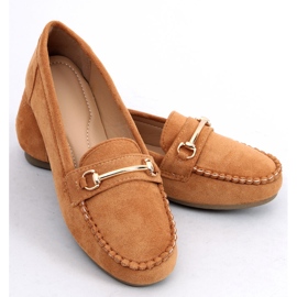 Mocassins femme camel 99-01A Camel brun 2