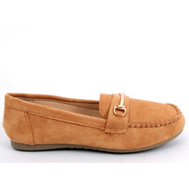 Mocassins femme camel 99-01A Camel brun 3