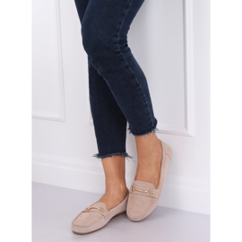 Mocassins femme beige 99-01A Beige 1 Mocassins femme beige 99-01A Beige 1