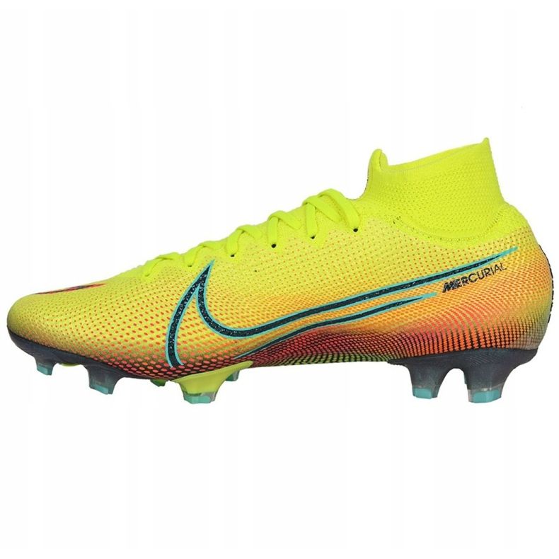 Nike Mercurial Superfly 7 Elite Mds Fg M BQ5469-703 chaussures de football multicolore jaune 1