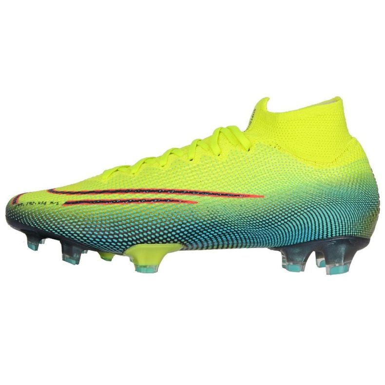 Nike Mercurial Superfly 7 Elite Mds Fg M BQ5469-703 chaussures de football multicolore jaune 2