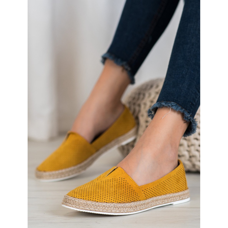 SHELOVET Slipons décontractés jaune 1