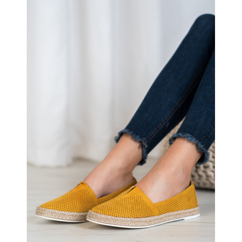 SHELOVET Slipons décontractés jaune 2