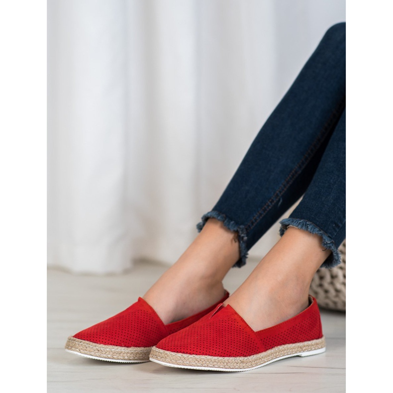 SHELOVET Slipons décontractés rouge 2
