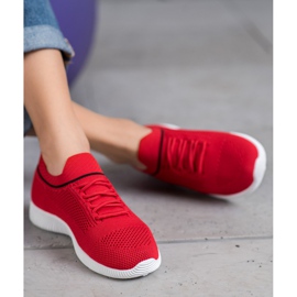 SHELOVET Chaussures de sport rouges 1 SHELOVET Chaussures de sport rouges 1