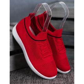 SHELOVET Chaussures de sport rouges 2
