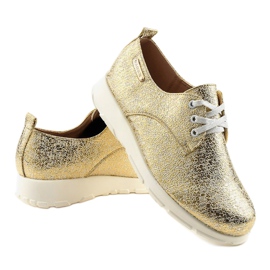 Chaussures classiques dorées XC673-4 d'or 3