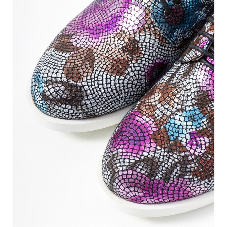 Chaussures de jazz florales noires classiques ZG629-1 le noir 2