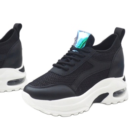 Baskets de sport noires avec le système AB5722 le noir 2
