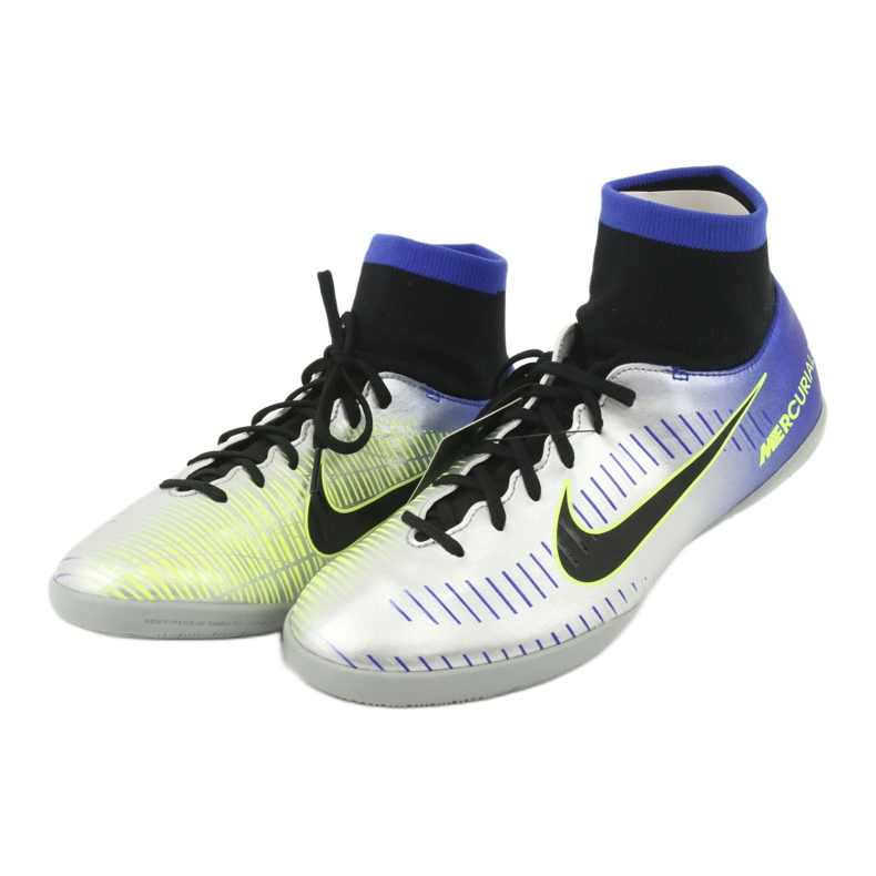 Chaussures d'intérieur Nike Mercurial Victory 6 Df Njr Ic Jr 921491-407 argent 3