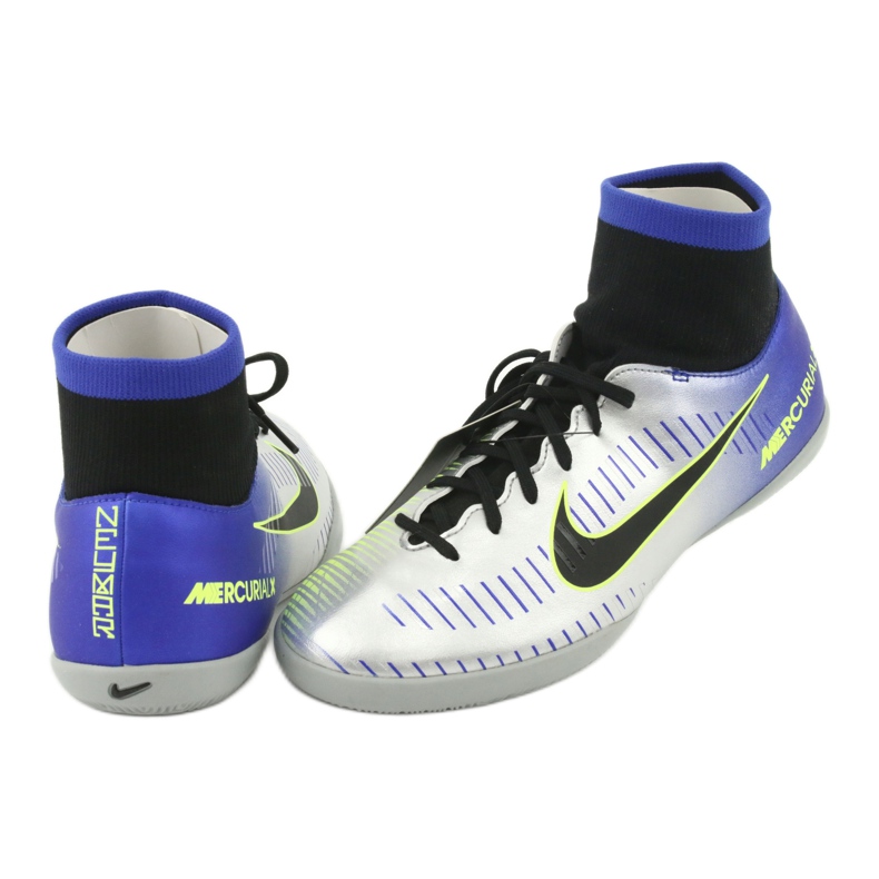 Chaussures d'intérieur Nike Mercurial Victory 6 Df Njr Ic Jr 921491-407 argent 4