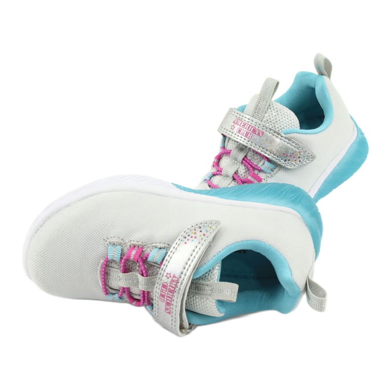 American Club ES14 chaussures de sport gris/bleu 6 American Club ES14 chaussures de sport gris/bleu 6