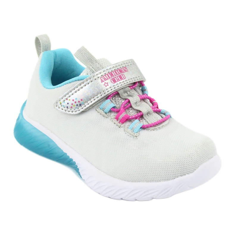 American Club ES14 chaussures de sport gris/bleu 1