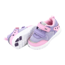 American Club ES23 deux chaussures de sport velcro violet rose 5 American Club ES23 deux chaussures de sport velcro violet rose 5