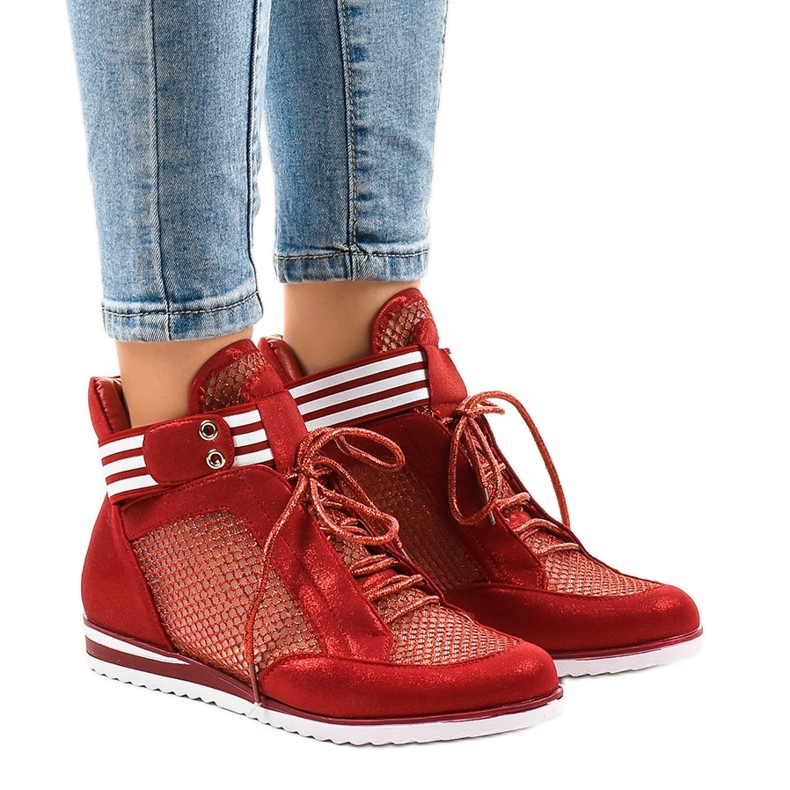 Chaussures rouges à la mode pour femmes TL-28 1