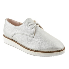 Chaussures de jazz classiques en argent XC6819-2 gris 1