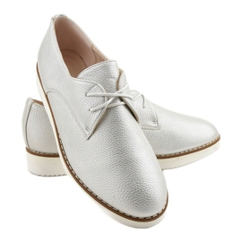 Chaussures de jazz classiques en argent XC6819-2 gris 3