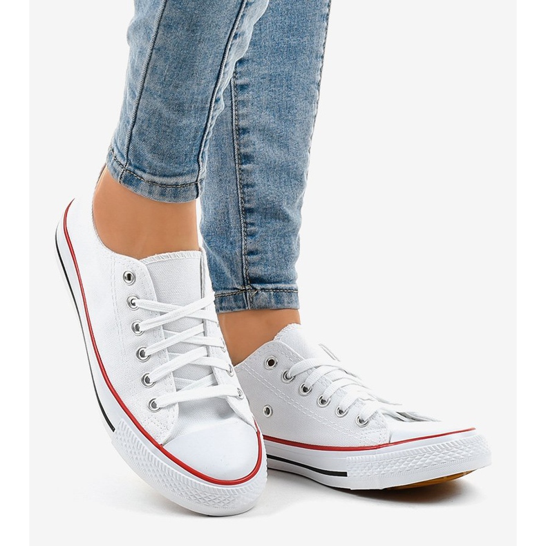 Baskets blanches classiques pour femmes ZC-2 2