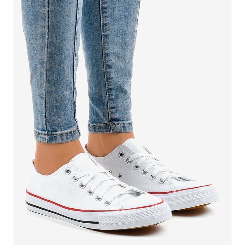 Baskets blanches classiques pour femmes ZC-2 1