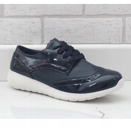 Chaussures de sport femme bleu marine YD-7 1 Chaussures de sport femme bleu marine YD-7 1