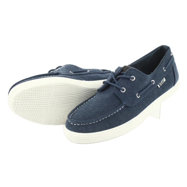 Mocassins pour hommes Lee Cooper GC008Q-01 bleu marin 4
