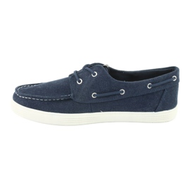 Mocassins pour hommes Lee Cooper GC008Q-01 bleu marin 2