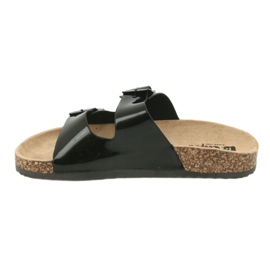 Chaussons anatomiques laqués noirs Lee Cooper 1043 1