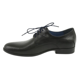 Nikopol Chaussures en cuir noir 1736 le noir 2