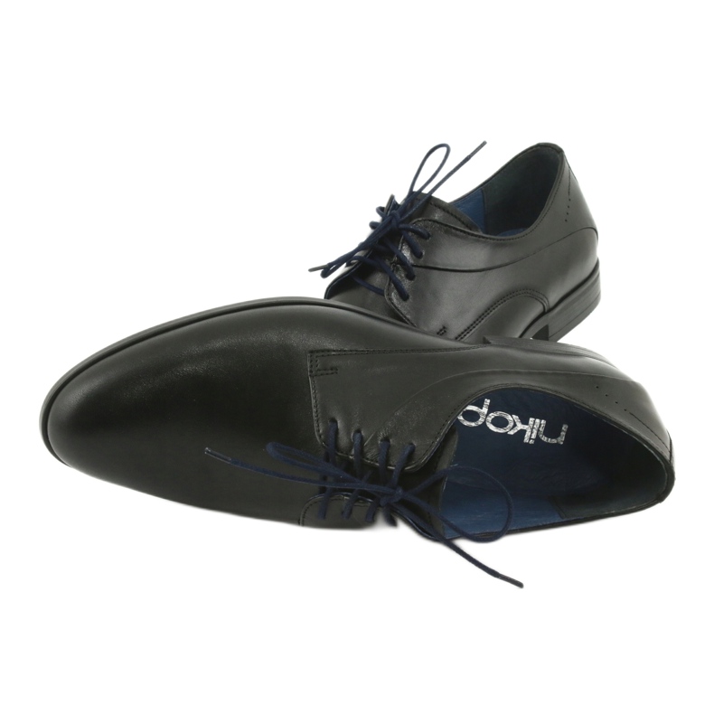 Nikopol Chaussures en cuir noir 1736 6