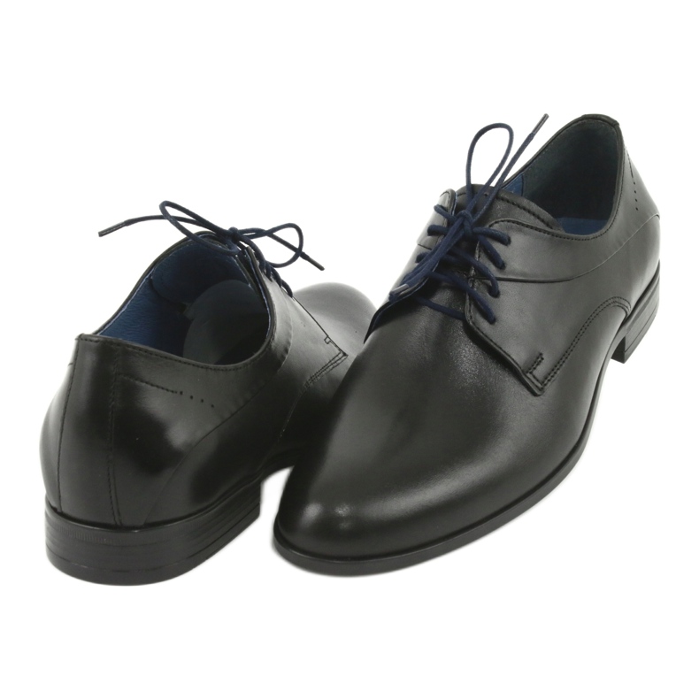 Nikopol Chaussures en cuir noir 1736 4